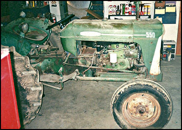 Don's Tractor Restoration of Oliver 550 Before Restoration