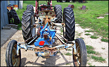 Don's Tractor Restoration of 9N Ford Tractor Before Restoration