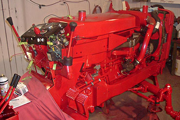 Don's Tractor Restoration of 656 International Harvester Before Restoration