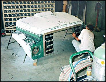 Don's Tractor Restoration of Floater Sprayer Before Restoration